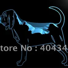 LK234-собака породы бладхаунд витрина для домашних животных светодиодный неоновый Световой значок