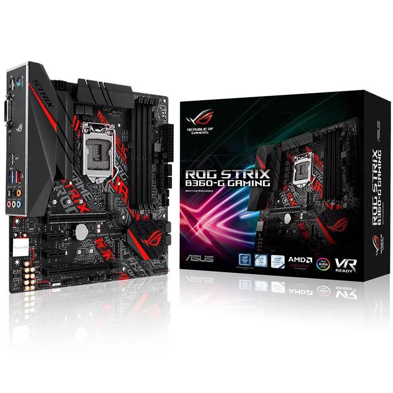 Asus STRIX B360-G игровая настольная Материнская плата Intel B360 Socket LGA 1151 8th GenCore i7/i5/i3/Pentium/Celeron RGB