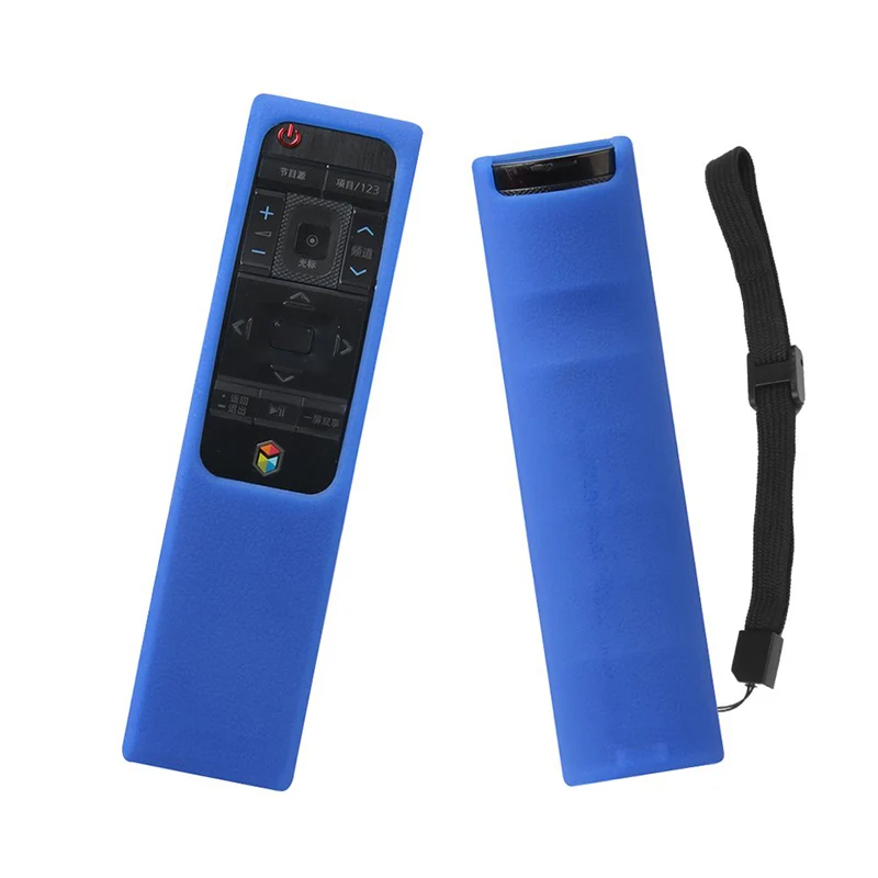 BN59-01221B Защитные чехлы для samsung Smart QLED ТВ Чехлы BN59-01220A BN59-01220B с ремешком SIKAI противоударный SIKAI - Цвет: blue only case
