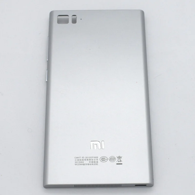 Задняя крышка батарейного отсека для Xiaomi Mi3 задняя корпуса запасная Mi 3|Бамперы| |