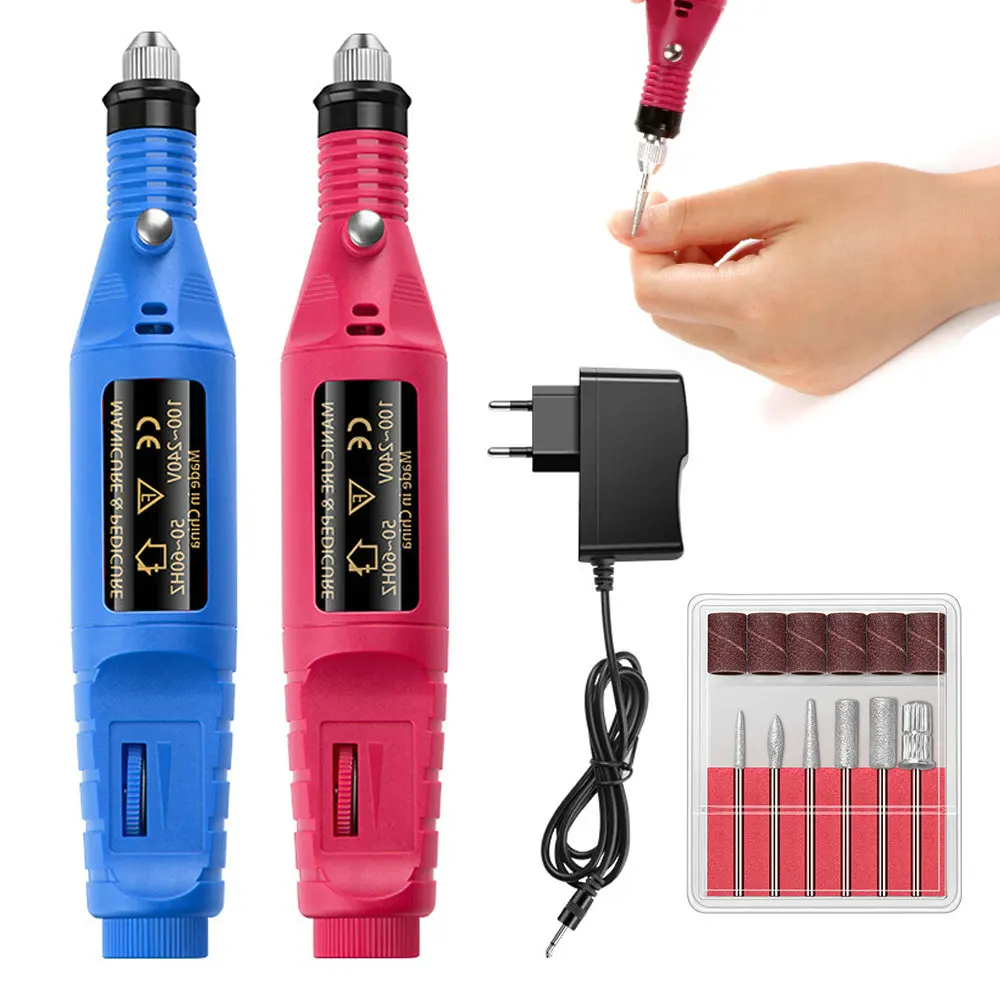 

Electric Apparatus for Manicure Acrylic Nail Drill Gel Cuticle Remover Milling Drill Bits Machine Pedicure Cutters Set Nail Art