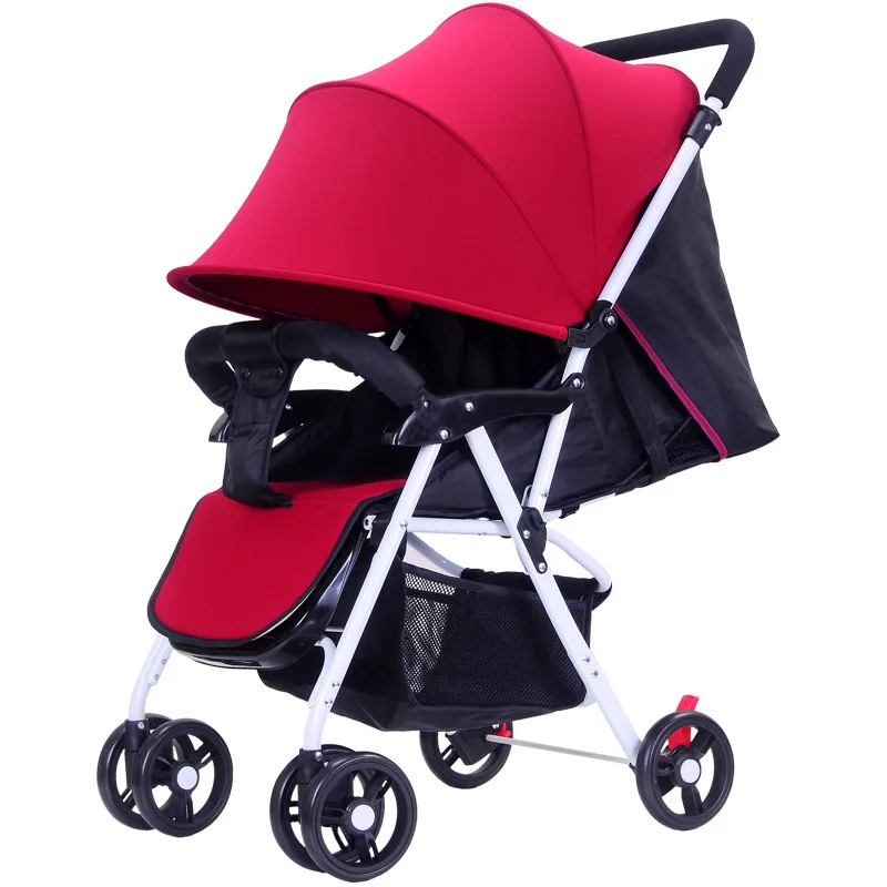 

Baby stroller Widening and Lengthening of High Landscape Reclining folding stroller Four Seasons General