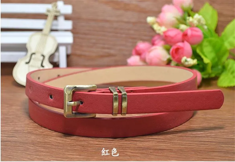 

2017 Free Shipping Candy Color Women's belt hot style decoration Fashion belt width lady's pu children belts Boys/Girls
