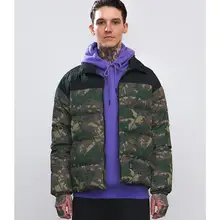 Зимняя тактическая куртка-пуховик в стиле милитари, модная камуфляжная Толстая куртка-пуховик на белом утином пуху, повседневное пальто, верхняя одежда, пальто