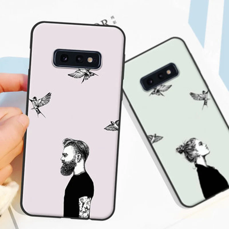 Чехол для Samsung galaxy S10e задняя крышка мягкий силиконовый чехол S10 e защитный