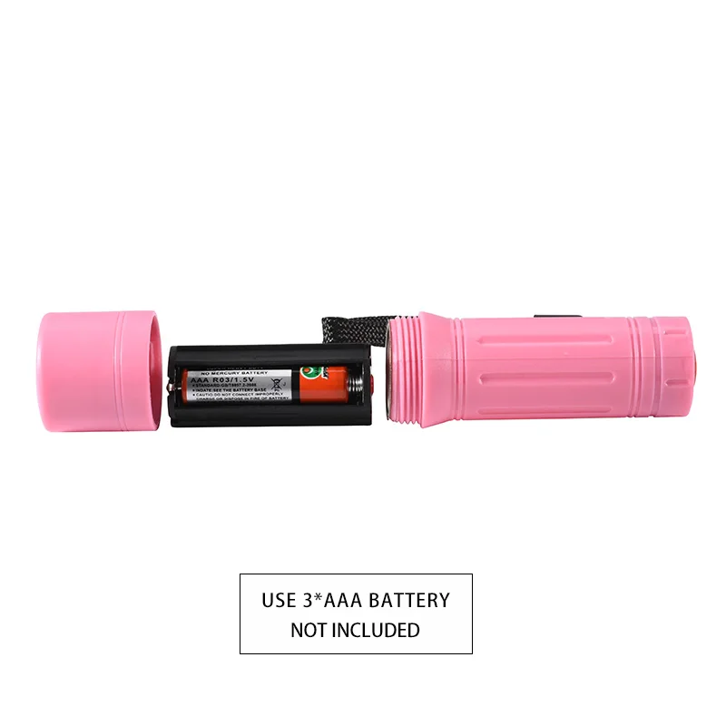 GIJOE пластиковый светодиодный фонарик usb 3 * AAA батарея 800 лм высокомощный 9
