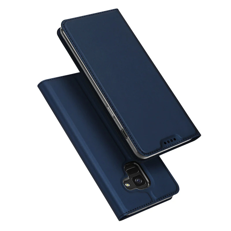 

For Samsung Galaxy A8 2018 Case Luxury PU Leather Flip Cover For Samsung Galaxy A6 Plus 2018 J7 2017 J3 J5 Phone Cases