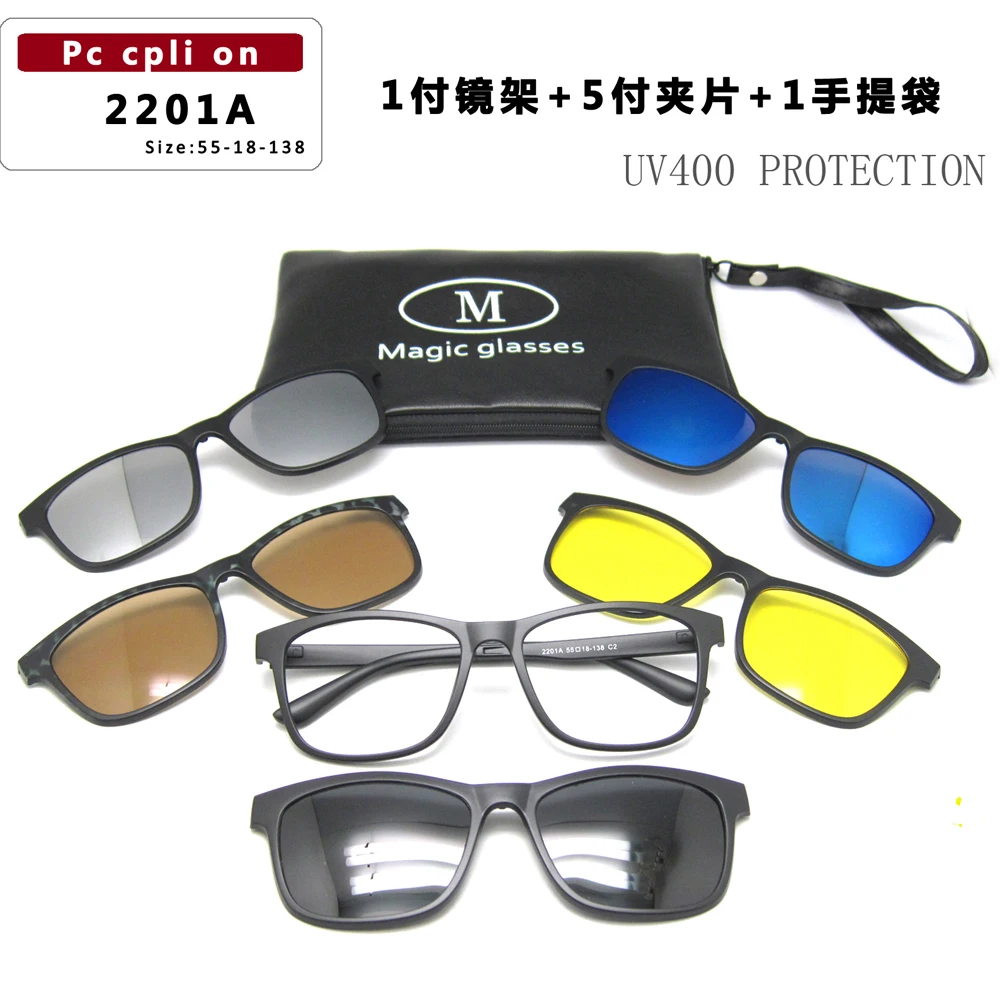 clip on frames plastic sunglasses