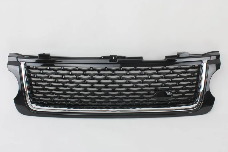 

Black Front Bumper Hood Center Grille for Land Rover Range Rover 2010 2011 2012