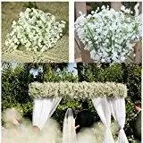 LumiParty свадебный цветок красивый искусственный гипсофила для малышей дыхательный цветок растение домашний Свадебный декор-25 - Цвет: Бежевый