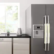 Ручка дверцы холодильника крышка кухонного прибора Декор Ручки противоюзовый протектор перчатки для холодильной печи держать от отпечатков пальцев