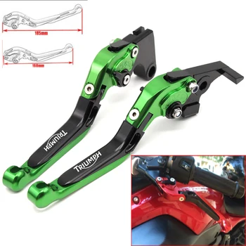 

Motorcycle CNC Adjustable Foldable brake Clutch Levers for Triumph BONNEVILLE T120/Black 2016 2017 with Logo(T120 BONNEVILLE)