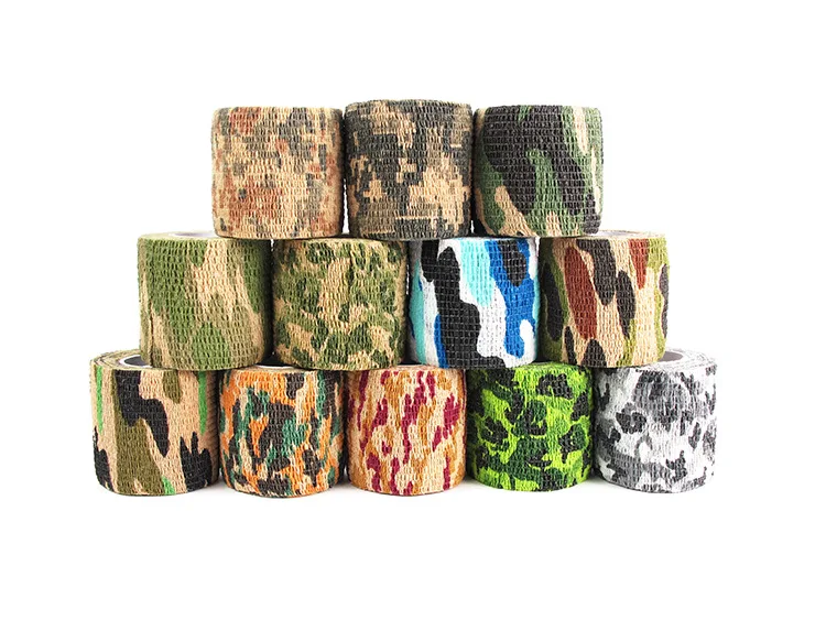 Elastic Stealth Military Waterproof Hunting Camouflage Tape For Gun Paintball CS War Airsoft Refle,Shooting Camping Travel Kit