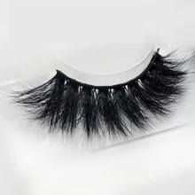 3D стерео бархатные волокна норки накладные ресницы Многослойные грязные крест Толстые Поддельные ресницы производительность макияж в стиле Смоки ресницы
