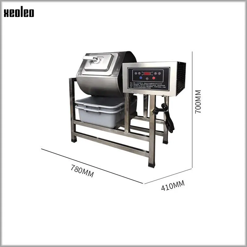 XEOLEO 20L бекон маринования автомобиль барабанная месильная машина мясо/салат устройство для маринования коммерческий компьютер автоматический контроль машина