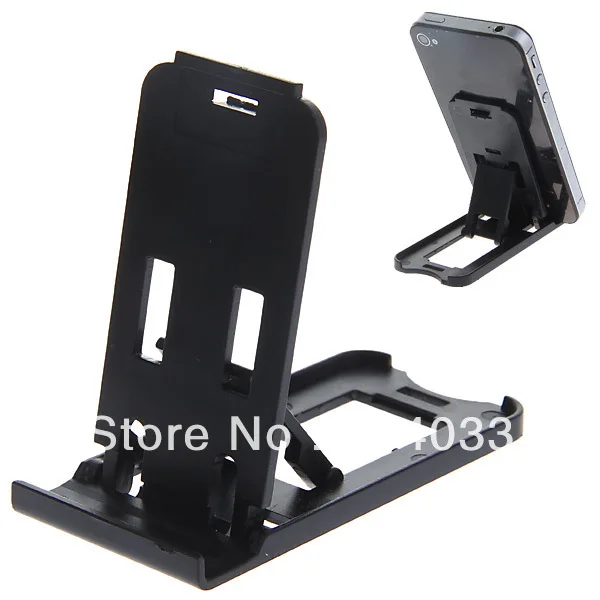 Simple Desk Plastic Foldable Holder Stand for iPhone 5 / 4