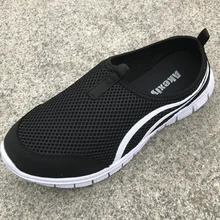2017 Nuevos hombres respirables cómodos, zapatos súper ligeros zapatos de los hombres, estilo del verano hombres zapatos grandes zapatos casuales para hombre tamaño 34-44