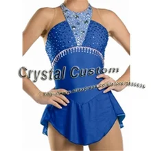 Лидер продаж, платья для фигурного катания на коньках для девочек с спандексом, новое Брендовое платье для соревнования в фигурном катании DR2544