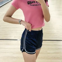 Женская Леди с высокой талией эластичные шорты тонкие повседневные для лета спортивные пляжные бег SMN88