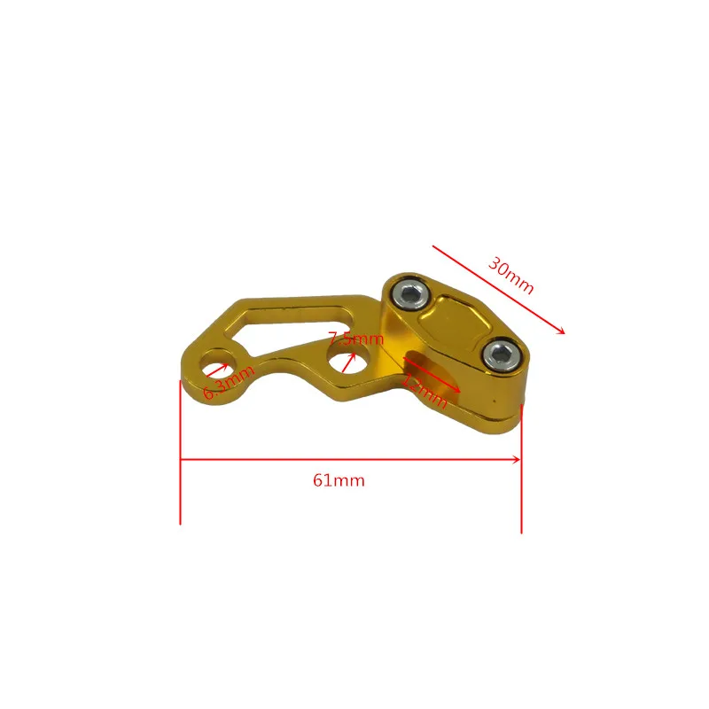 CNC мотоциклетные клипсы крепления тормозной магистрали для Suzuki GSXR 600/750/1000 SV650 YAMAHA MT07 R6 R3 MT 03/07/09 Kawasaki Honda аксессуары