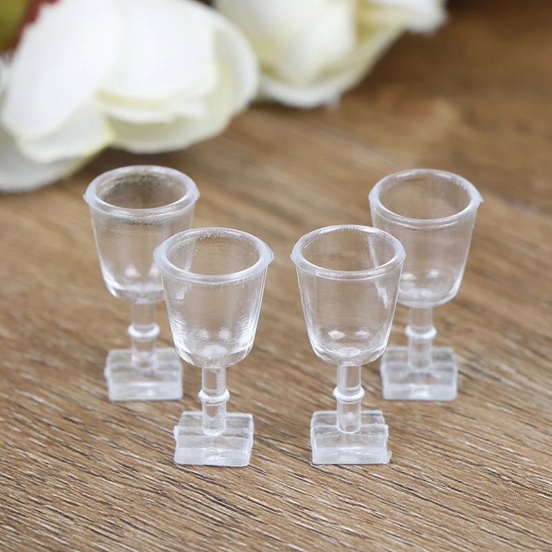 MagiDeal 1:12 Wine Glass Mugs Dolls House Miniature Dining Table Accessory