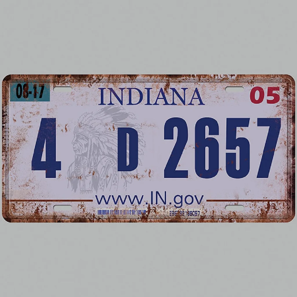 Retro Tinplate Metal Sign License Plate Metal Plaque Board Pub Bar Wall Decor 15 X 30cm - 9 Patterns