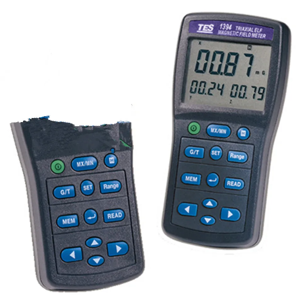 TES-1394 Тестер EMF калиброванный для измерения электромагнитного излучения поля на различных диапазонах до 50 Гц/60 Гц портативный