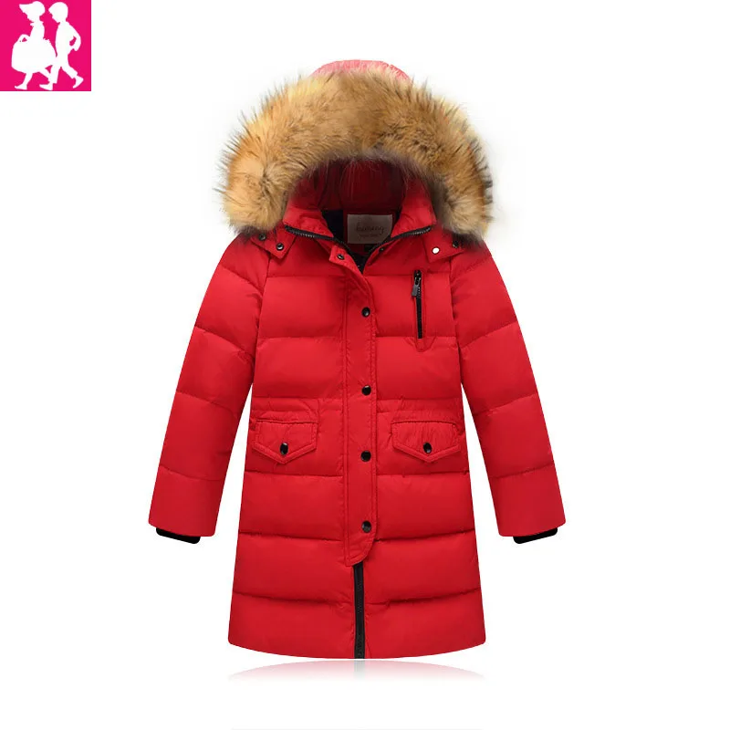 2018 New Style Winter Jacket For Girls Boy Parka Down Coat Outerwear Children Kids Jackets Thickening