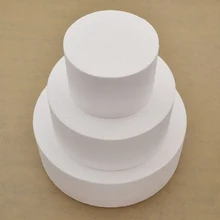 4/6/8 дюймовые белые пены торт манекен пресс-форма для торта инструмент аксессуары Подставки для выпечки пузырь торт эмбрион принадлежности для дня рождения свадьбы