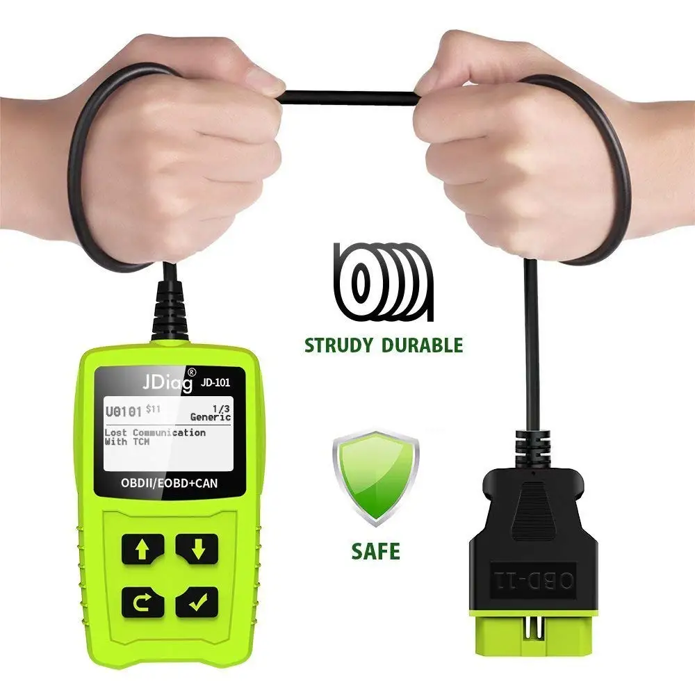 JDiag JD101 رمز القراء المحرك أداة مسح ضوئي فحص المحرك ضوء سيارة التشخيص أداة OBD2 ماسحة Automotriz مع بطارية اختبار JDiag JD101 رمز القراء المحرك أداة مسح ضوئي فحص المحرك ضوء سيارة التشخيص أداة OBD2 ماسحة Automotriz مع بطارية اختبار