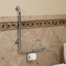 L-образный угловой подлокотник для ванной из нержавеющей стали 304 Ванная комната Ванна подлокотник для туалета для инвалидов