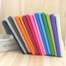 Горошек хлопчатобумажная трикотажная ткань Лоскутная штора tissu шитье одежды и ткань для шитья печатные материалы текстильная ткань куклы