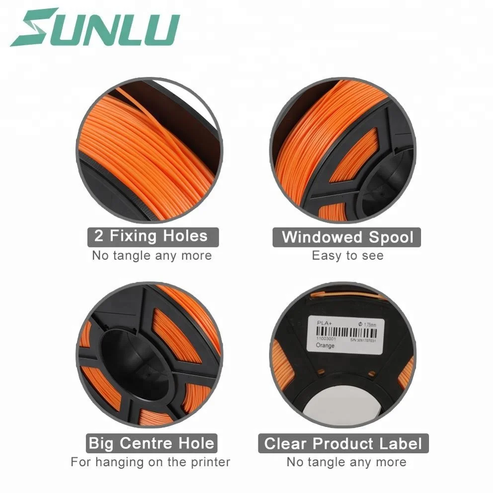Sunlu PETG refills нить 3d принтер металлическая Плавная абляция 1,75 мм Материал для настольной печати принтера