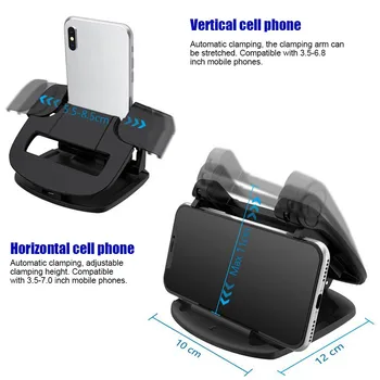

Universal Car Dashboard Phone Holder Stand GPS Mount Center Console Cradle Bracket CSL88