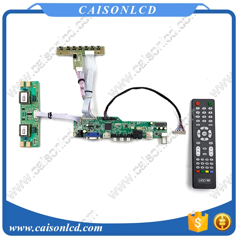 

M6-V5.1 ЖК-дисплей ТВ поддержка плата контроллера VGA Аудио AV USB ТВ для 12,1 дюймов 1024x768 G121X1-L04 G121XGE-L01 Бесплатная доставка