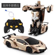 1:12 трансформация дистанционного управления робот на автомобиль RC гоночный автомобиль перезарядки Аккумуляторы для игрушек подарок для мальчиков