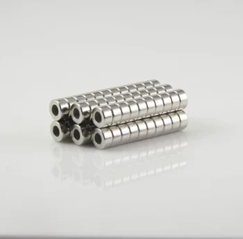 

100pcs Dia 6mm x 3mm With Hole 3mmBulk Super Strong Neodymium Countersunk Ring Magnets N35 Small Round NdFeB Disc Magnet