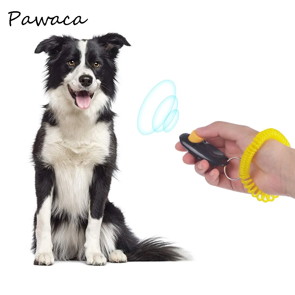 Pet Training Clicker Helpful Training Sound Chip Pet Trainer Dog Training Device Color In Random