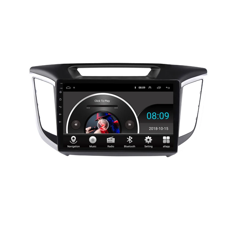 Cheap 10" 2.5D IPS Android 8.1 Car DVD Multimedia Player GPS for Hyundai creta ix25 2014 2015 2016 2017 audio radio stereo navigation 13