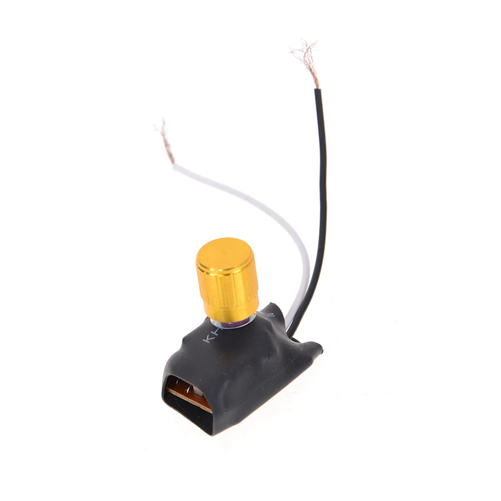 

Blue Gold Tone Table Lamp Full Range Dimmer Rotary Switch 2 Way voltage 220V