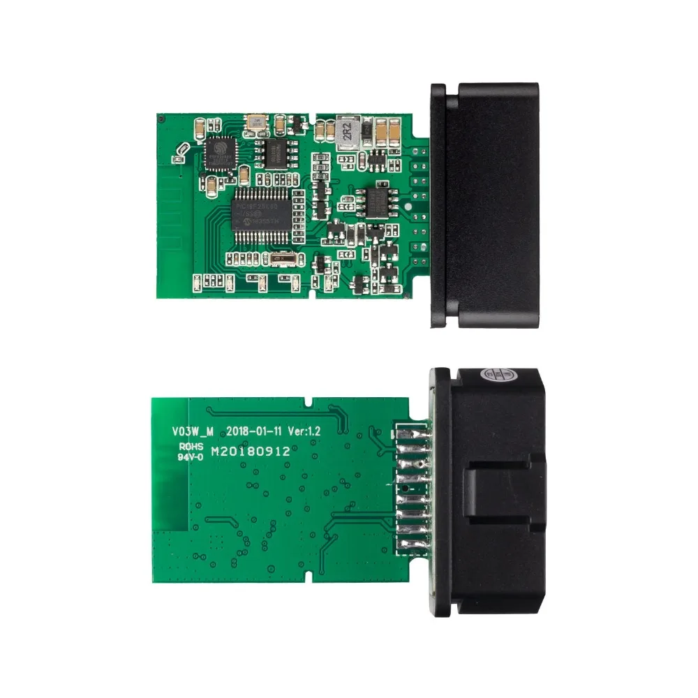 Kingbolen obd диагностический elm 327 Pic18f25k80 чип Mini elm327 WiFi BT OBDII V1.5 считыватель кодов 2 Wifi