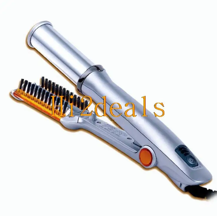 2 in 1 Electric Steam Rotating Hair Curling Straightening Brush Hair styler  hair curler (AC 100~240V) Hair Roller|brush foam|rollers for sliding  doorsbrush make - AliExpress
