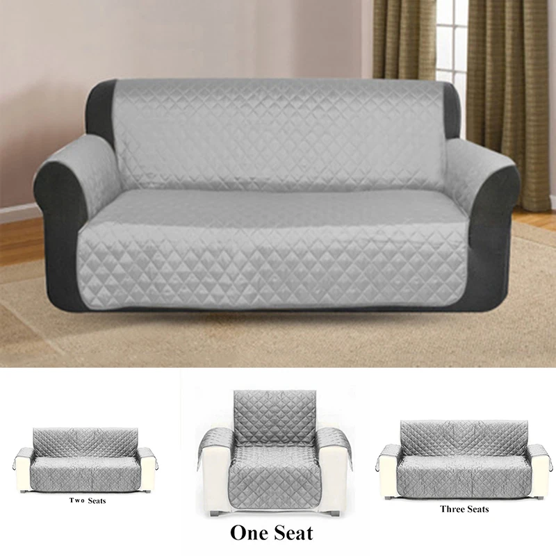 

Sofa Couch Cover Chair Throw Pet Dog Kids Mat Furniture Protector Reversible Washable Removable Armrest Slipcovers 1/2/3 Seat