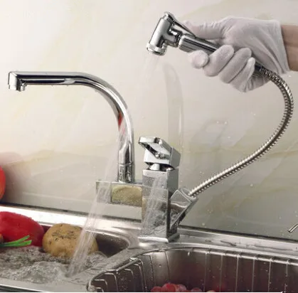 Однорычажный смеситель для кухни выдвижной кухонный кран раковины|faucets taps|faucetfaucet