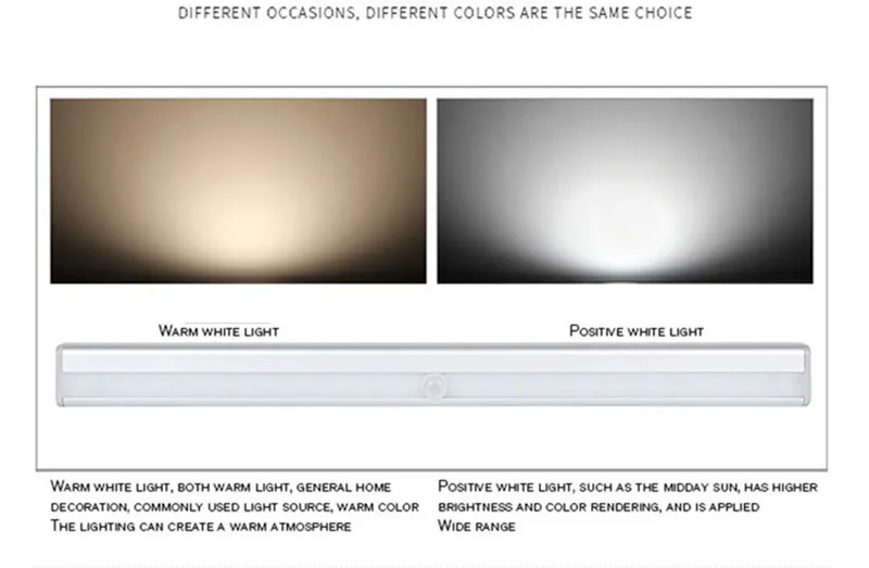 USB Charing светодиодная сегментная лампа инфракрасный датчик движения 20 светодиодный ночник индукция человека Ночная освещение для шкафа-буфета
