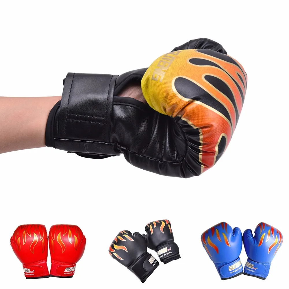 Children Boxing Gloves Sparring Punching Fight Training Glove Sanda