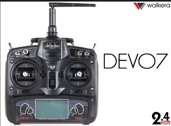 Walkera 2.4ghz 7ch Devo7 Devo Radio TransmitterW/big LCD + Receiver RX701 DSSS Walkera 2.4ghz 7ch Devo7 Devo Radio TransmitterW/big LCD + Receiver RX701 DSSS