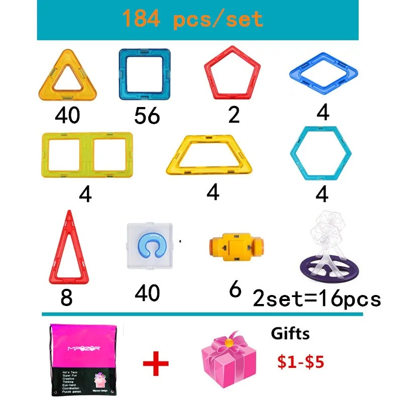 MIPOZOR-184Pcs-Lot-Mini-Size-Magnetic-Models-Building-Toys-Creativity-Toys-Educational-Building-Blocks-Bricks-kids