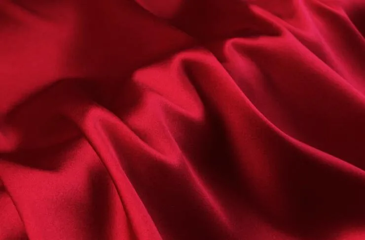 satin red