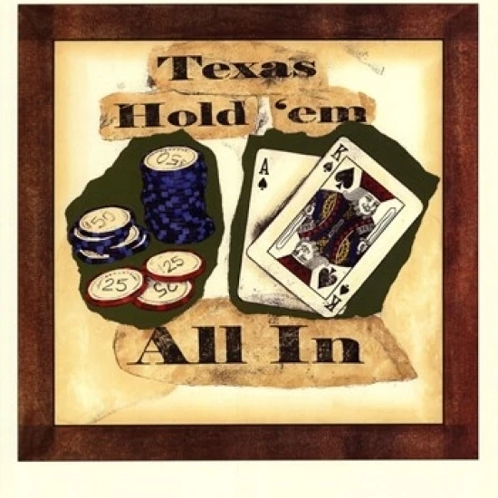 Hold 'em I Poster Print by Jennifer Goldberger (13 x 19)